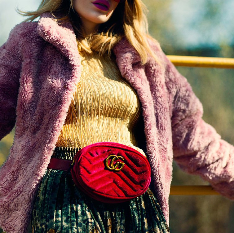 Bolso riñonera Gucci como ejemplo de ropa marca segunda mano que se puede comprar barato