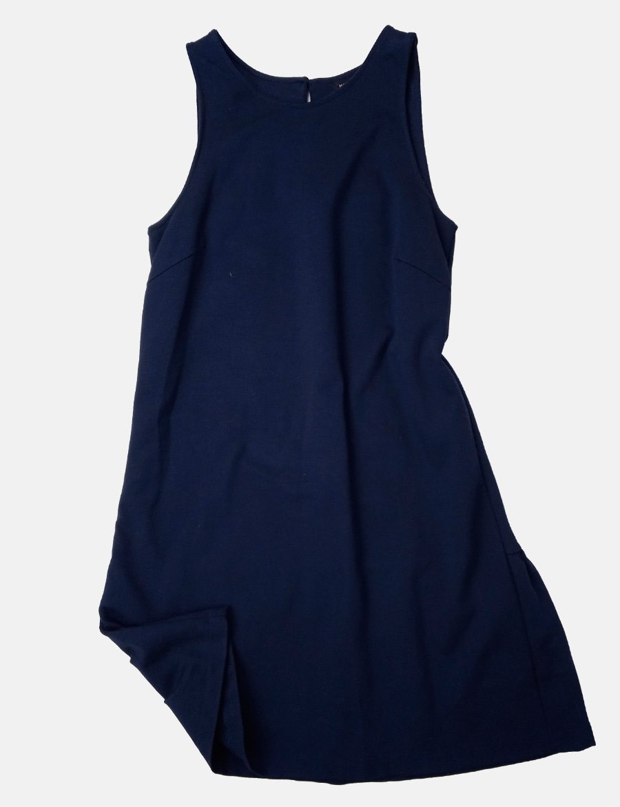 Mango Vestido azul marino mini