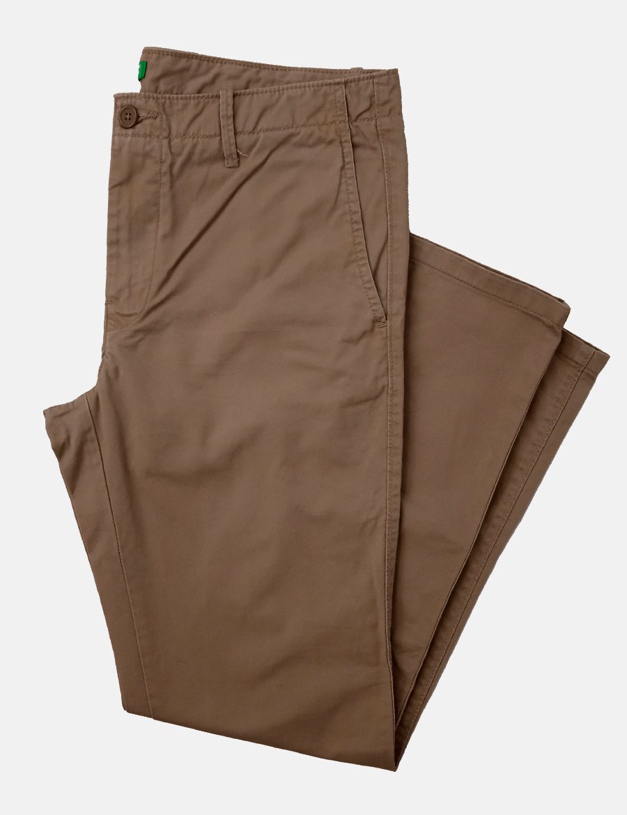 Benetton Pantalón marrón básico