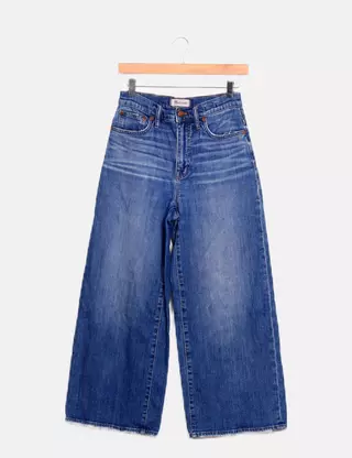 Chemise Denim Madewell Taille M - Manches Volantes Sans Col - Neuve Avec étiquettes - Bleu