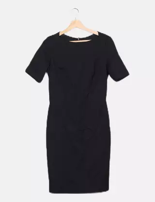 Robe Noire Next Tailoring Taille 12 – Occasion Très Bon état, Coupe Pencil Dress, Longueur Genoux