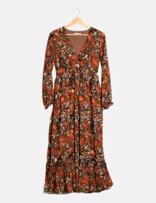 Robe longue dorée : Achat occasion | Robes longues (femme) Lilie Rose Noir Très bon état