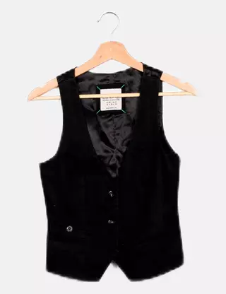 ESPRIT 072ee1h303 Gilet, 010/antracite, S Donna
