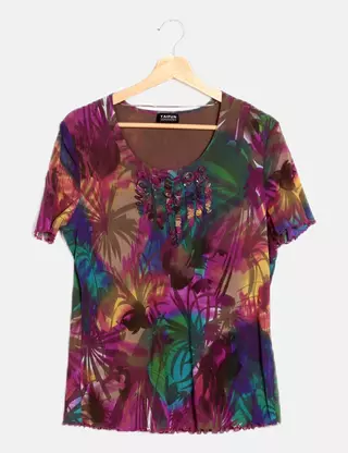 Taifun Manga Corta Camiseta Taifun Para Mujer - Manga Corta - 100
