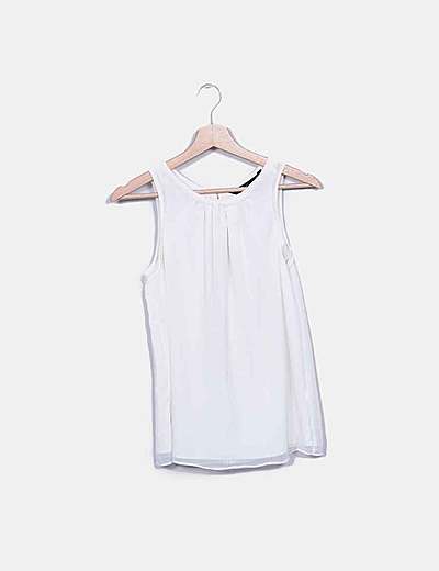 Blusas sin manga zara Clearance
