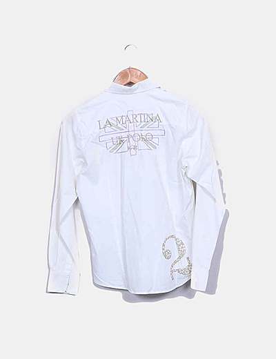 camisa blanca la martina