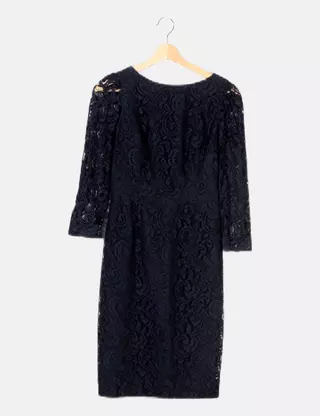 ROBE PULL NOIR AVEC MANCHES EN TULLE Noir - Prêt-à-Porter