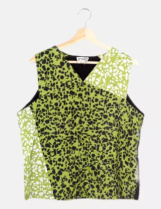 Bimba&Lola Blusa tricolor estampada