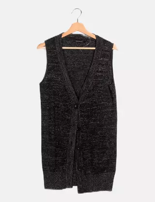 Robe Tara Jarmon Sans Manches - Taille 38, Gris Mauve, Viscose, Occasion Très Bon état