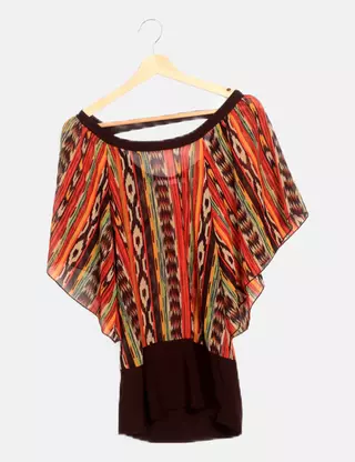 Chemisier Haut Noir Charlotte Russe En Velours - Taille S, Coupe Cropped, Occasion Très Bon état