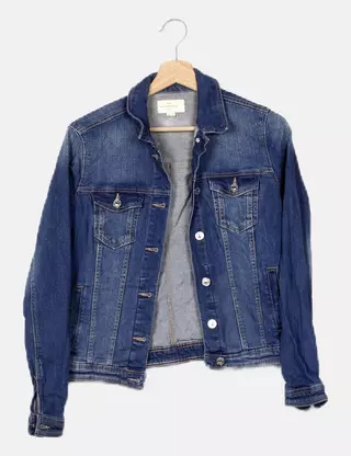 Veste Denim Femme Springfield - Coupe Basique, Style Urbain Et Qualité Premium