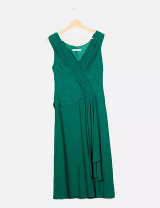 Ensemble Jupe Et Haut Gina Bacconi - Taille 44 - Couleur Lilas Avec Strass - Occasion Très Bon état