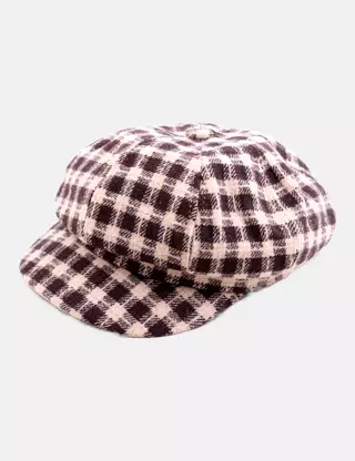 Salvador Bachiller Brown Wool Baker Women’s Beret hat and cap SALVADOR BACHILLER | Buy Online in Micolet.co.uk main image 4