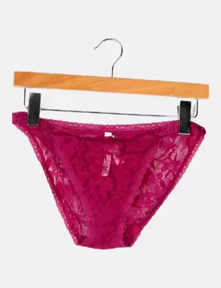 Culotte Victoria's Secret Taille L Violette - Style Cheeky - Neuf Avec étiquettes