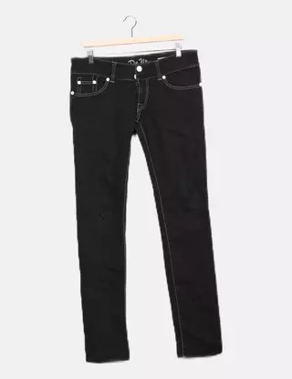 Jean Femme Nolita De Nîmes Slim - Bleu Foncé Stretch - Taille W30 (40) - Occasion Excellent état