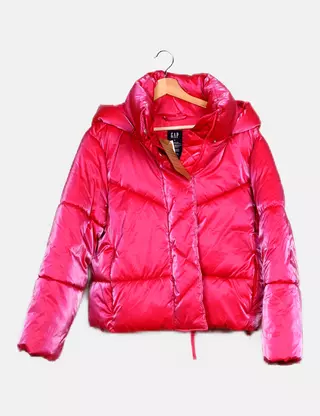 GAP Piumino Leggero Trapuntato Donna, Blu Navy, Con Logo, Taglia US Small