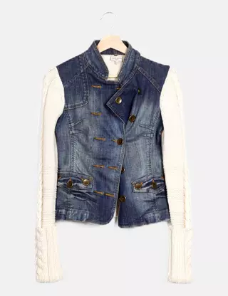 Boléro Veste Rayé Femme Karen Millen – Taille 3 – Neuf Avec étiquette – Mélange De Coton