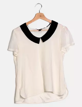 Chemise femme Ann Taylor LOFT manches longues boutonnée devant taille