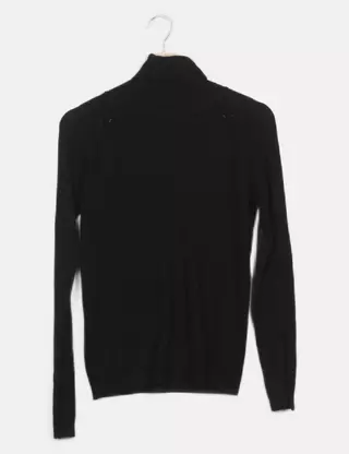 Pull Tunique Oversize Karen Millen - Dos Et Devant En V, Bleu Marine, Taille S, Neuf Avec étiquettes