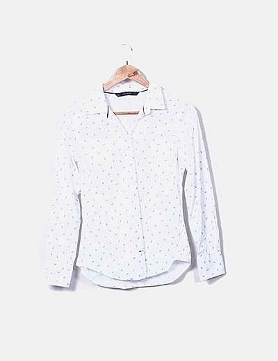 Zara Camisa blanca estampado cachemira (descuento 80 Zara Camisa estampado cachemira (descuento 80 %) Micolet