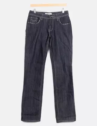 Jeans Cargo Femme Gris Miss News Taille S - Coupe Courte, Fermeture éclair, Très Bon état