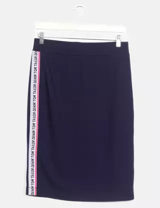 Jupe Femme Tom Tailor – Coton Stretch, Ajustée Confortable, Look Décontracté Moderne XS-3XL
