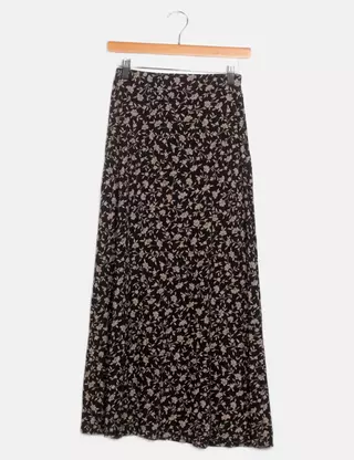 Jupe Courte Oasis Femme Taille 12, Bleu, Coupe A-line, Fermeture éclair, Occasion Très Bon état