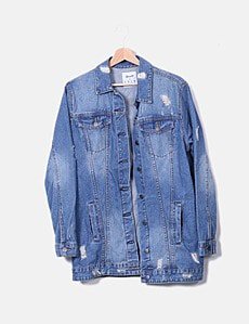 cazadora denim mujer