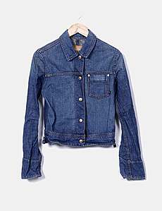 Veste En Jean Légère Femme DKNY Taille 12 - Occasion En Très Bon état - Style Blazer