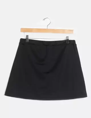 Jupe-short De Sport Artengo Noire Avec Short Intégré Gris - Taille S, Femme, Polyester