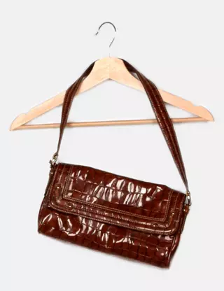 Sac à Main Liz Claiborne Marron Et Rose - Taille Moyenne, Style épaule, Fermeture Aimantée, Neuf Sans étiquette