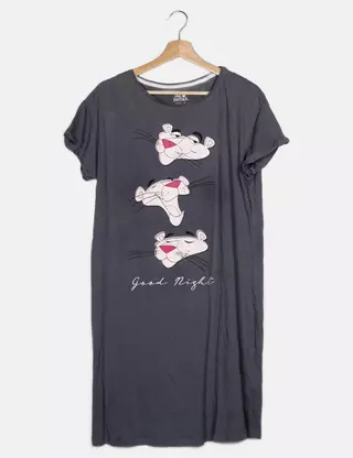 strapless open back dress Pink Panther Oversized T-shirt  DOWNRIGHT OG