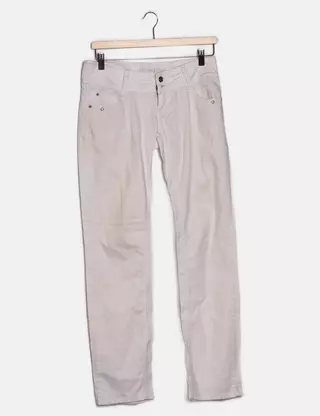 Pantalon Christy Beige Taille 3 - Confortable, Polyamide Satiné D'occasion