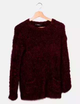 Pull Fille Dunnes Stores 8 Ans - Bleu Col Chemise - Occasion Très Bon État