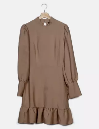 Trendyol Abito Midi Rosso Donna - Vestibilità Regolare, Colletto Quadrato, Tessuto Morbido