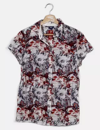 Camicetta Cecil Donna Stampata - Viscosa Con Nastri - Foto 7