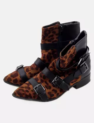 Bottes Martin Pescatore En Simili Cuir Verni Noir - Pointure 37 - Bottines élégantes à Talon Moyen