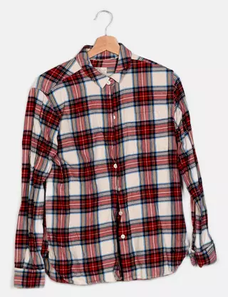 Haut Rayé Jack Wills – Épaules Dénudées, Volants, Taille 6, Coton Bleu
