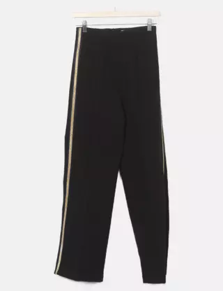 Pantalon Noir Et Blanc Vera & Lucy - Taille S - Neuf Avec étiquettes - Prix D'origine 39€