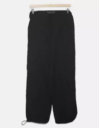 Pantalon Cargo Femme Primark - Taille L (FR42/US10/UK14/EUR42), Toile Marron, Occasion