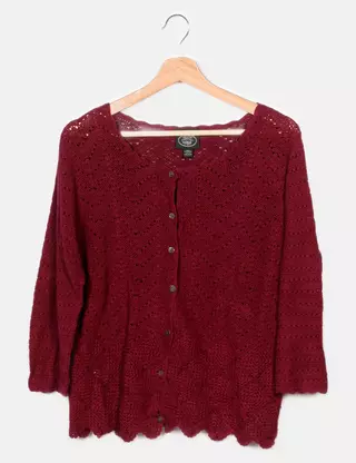 Haut Rayé Femme Laura Ashley - Taille 12, Manches Longues, Coton Lilas, Occasion Très Bon état