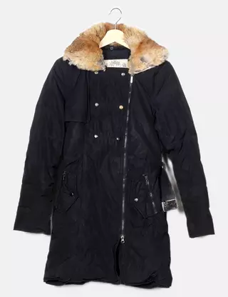 Manteau Parka Guxy Taille 44 - Gris - Occasion Très Bon état - Polyester - Pour Femme