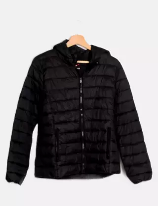 Veste Bombers Jennyfer Noire Taille M – Coton Doublé Polyester, Saisons Intermédiaires