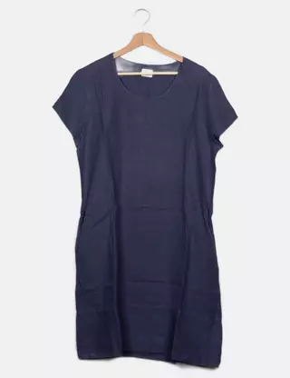 knee length dresses for ladies Brown Polka Dot Wrap Linen Dress – CANNES-2 – not PERFECT LINEN