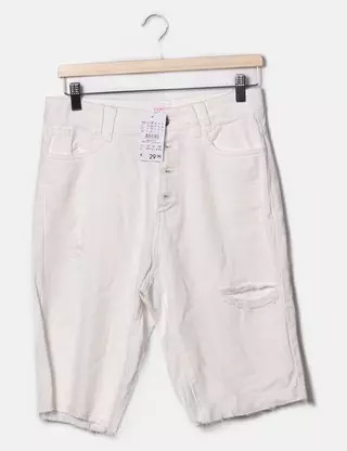 Short En Jean Léger Camaïeu - Taille 38, Couleur Bleu Délavé, Occasion Très Bon état