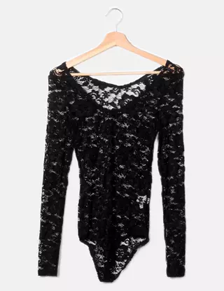 Body Noir à Découpes et Strass | TALLY WEiJL France