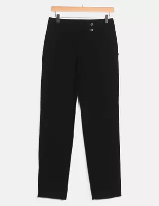 Pantalon Habillé Escada En Laine - Taille 44 (US L) Marron - Coupe Droite, Taille 37,5" - Neuf Avec étiquettes