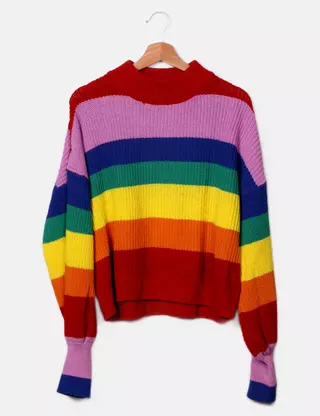 Pull Monki Maille 100% Coton Noir à Fleurs Rouges Et Blancs - Taille XS/S Court - Neuf Avec Étiquettes