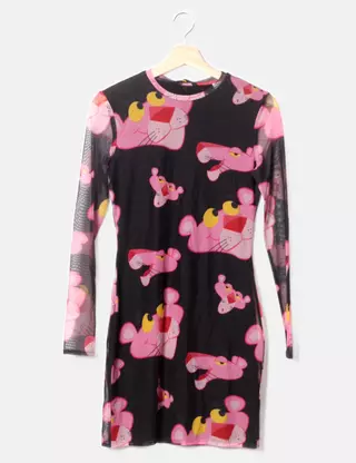 strapless open back dress T-Shirt Pink Panther – Larusmiani World main image 1