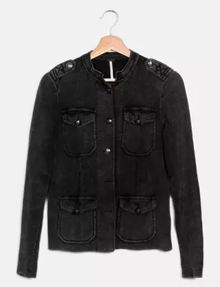 Veste Free People Bohème Gris - Taille L - Mi-longue - Doublée - Neuf Sans étiquettes